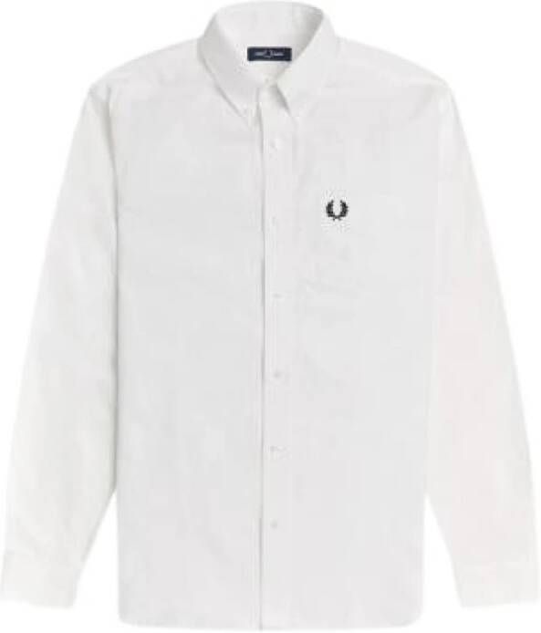 Fred Perry Alledaagse t-shirts Wit Heren