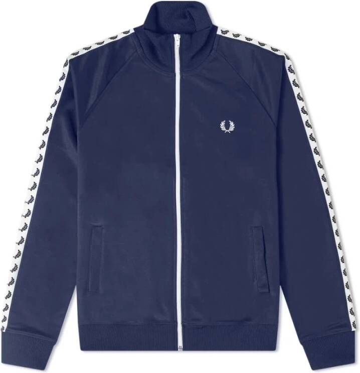 Fred Perry Blauwe herenhoodie met iconische sportkledingstijl Blauw Heren - Foto 3