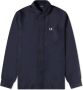 Fred Perry Authentiek Oxford Overhemd Licht Navy-s Blauw Heren - Thumbnail 1