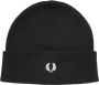 Fred Perry Stijlvolle Hoed van Wolmix Black Heren - Thumbnail 1