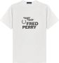 Fred Perry Bedrukt t-shirt White Heren - Thumbnail 1