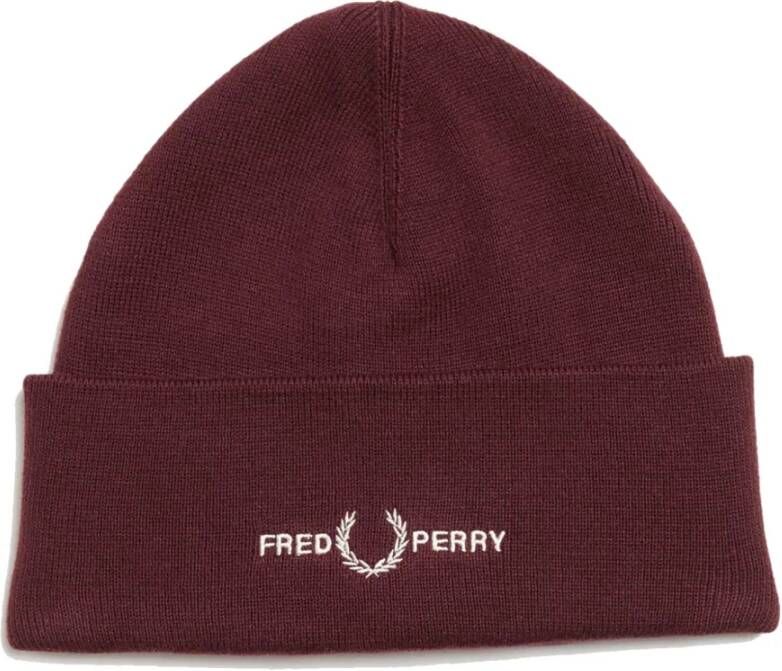 Fred Perry Frijoles Klassieke Bonen Red Heren
