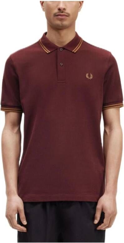 Fred Perry Britse Erfgoed Polo Rood Heren