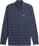 Fred Perry Casual overhemd Blauw Heren - Thumbnail 1