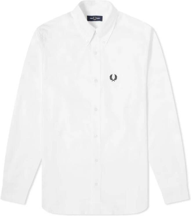 Fred Perry Casual overhemd White Heren