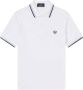 Fred Perry Casual Wit Gestreepte Kip Tote Tas White Heren - Thumbnail 1