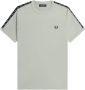 Fred Perry Contrast Mouw Track Tape Shirt White Heren - Thumbnail 1