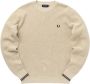 Fred Perry Crew Neck Sweaters Beige Heren - Thumbnail 1