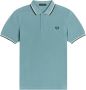 Fred Perry Dubbele punt shirt tops Blauw Heren - Thumbnail 1