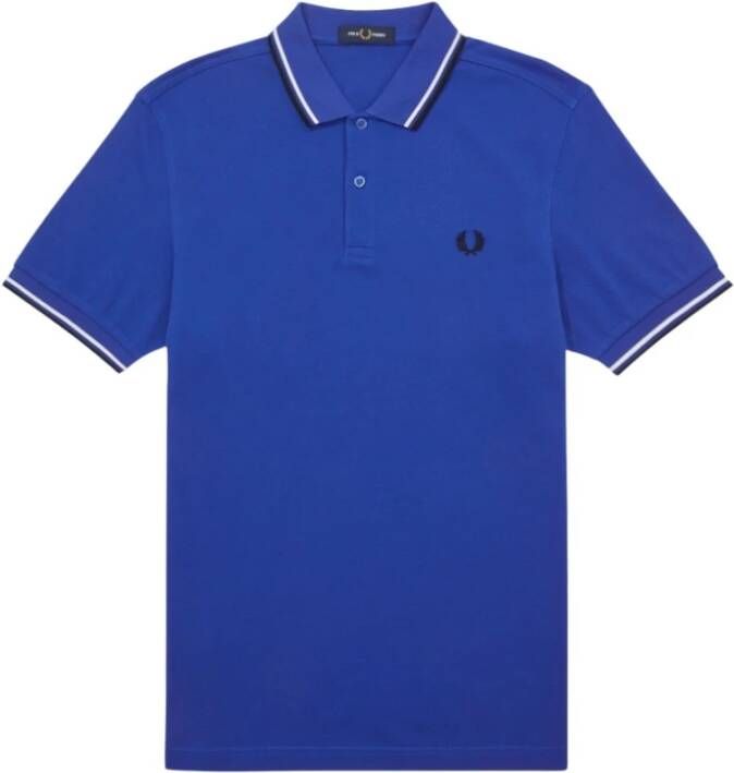 Fred Perry Fatal Slim Fit Polo Shirt Blauw Heren