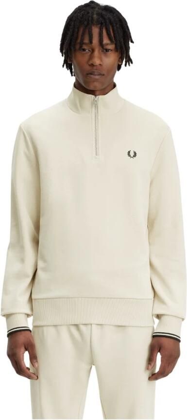 Fred Perry Basis Sweater Beige Heren - Foto 2