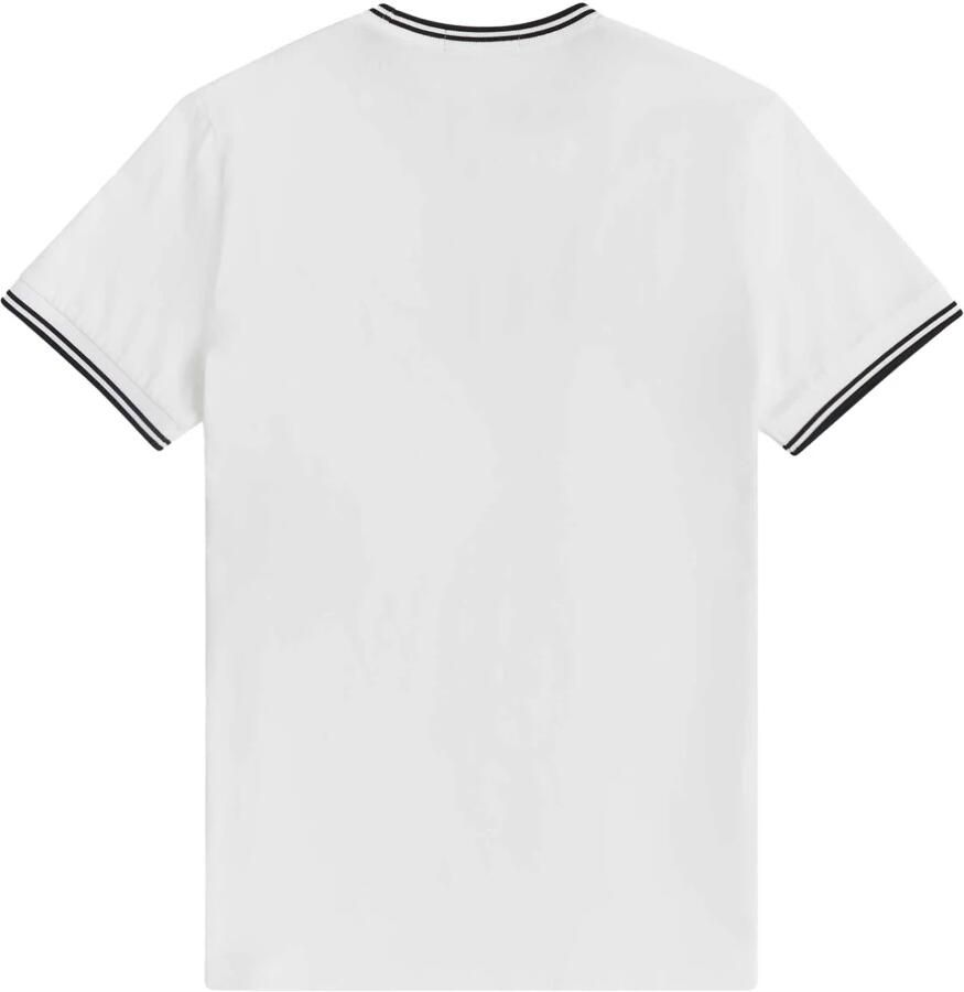 FRED PERRY Heren Polo's & T-shirts Twin Tipped T-shirt Wit - Foto 3