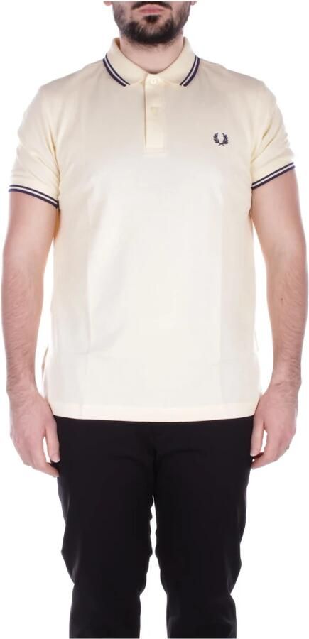 Fred Perry Gele Polo T-shirt met korte mouwen Yellow Heren - Foto 2