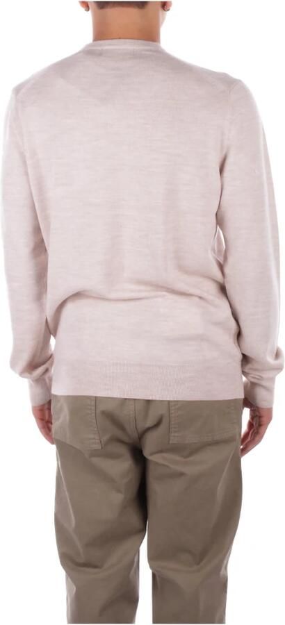 Fred Perry Klassieke Ronde Hals Merinowol Blend Trui Beige Heren - Foto 2