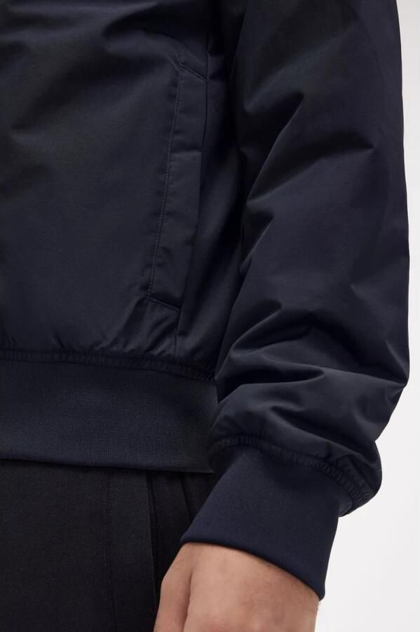 Fred Perry Blauwe Sportieve Nylon Jas met Capuchon Blue Heren - Foto 5