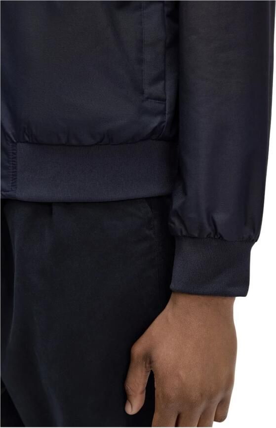 Fred Perry Blauwe Sportieve Nylon Jas Brentham Stijl Blue Heren - Foto 3