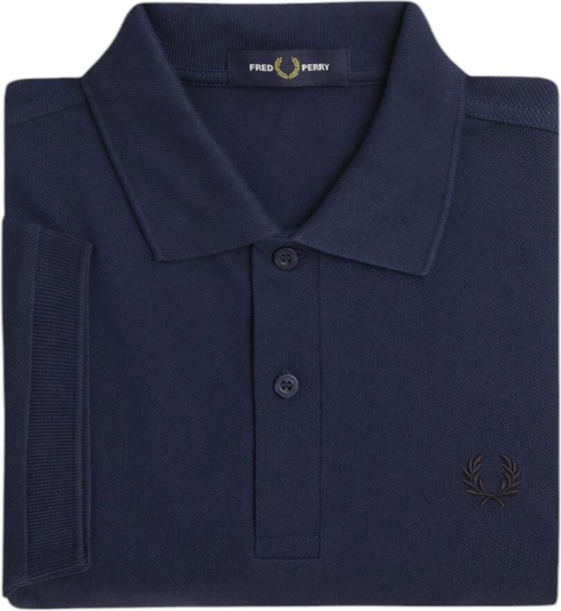 Fred Perry Blauwe T-shirts en Polos Blue Heren