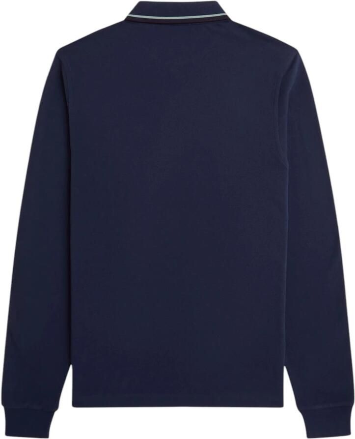 Fred Perry Blauwe Twin Tipped Polo Shirt Blue Heren - Foto 2