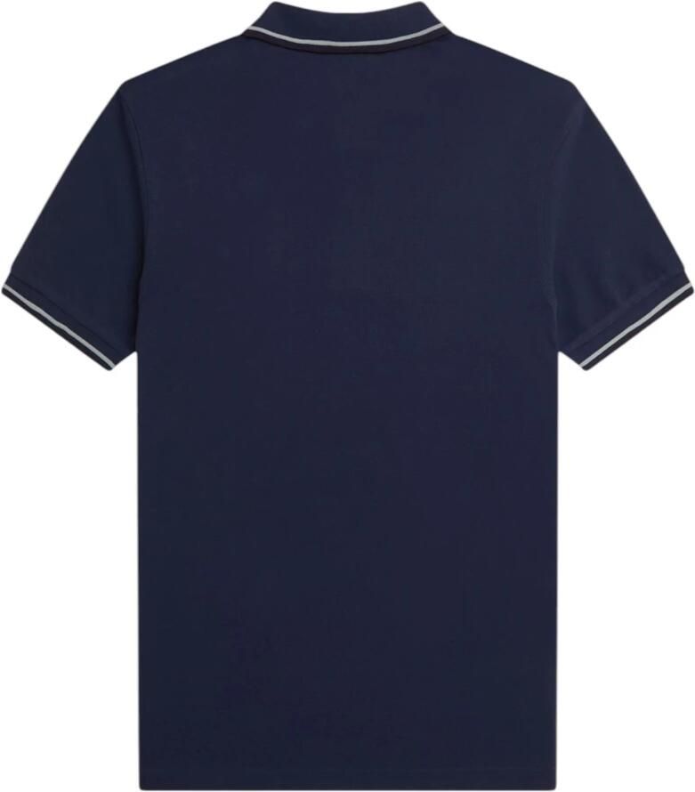 Fred Perry Blauwe Twin Tipped Polo Shirt Blue Heren - Foto 2