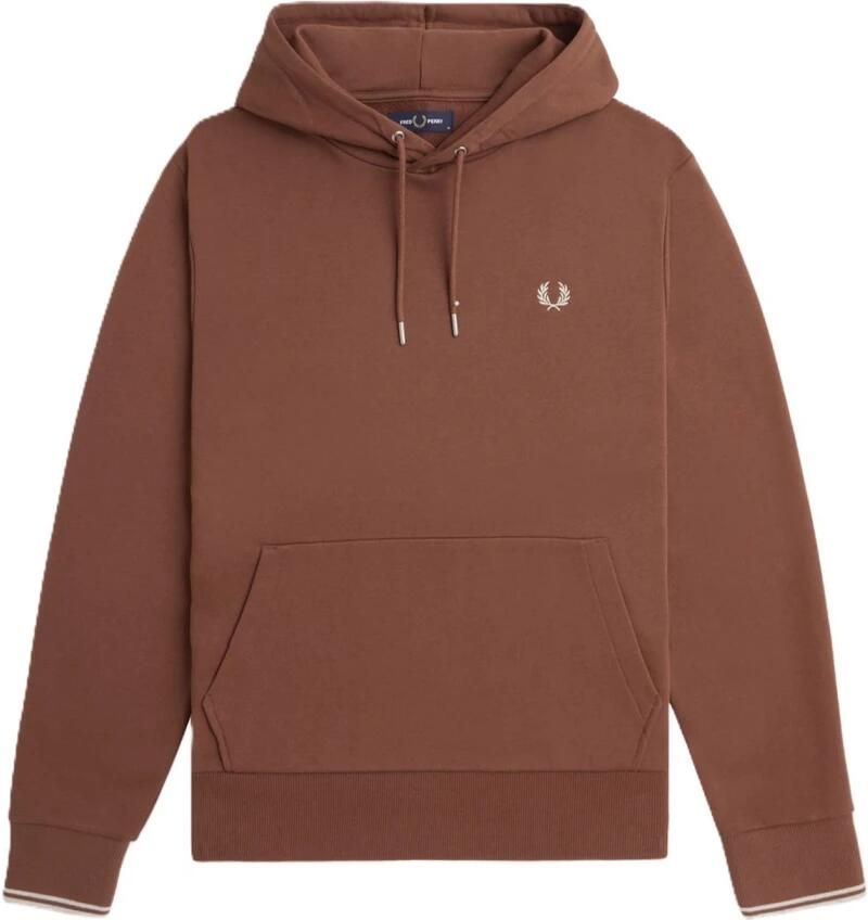 Fred Perry Bruine Hoodie Sweatshirt Brown Heren - Foto 6
