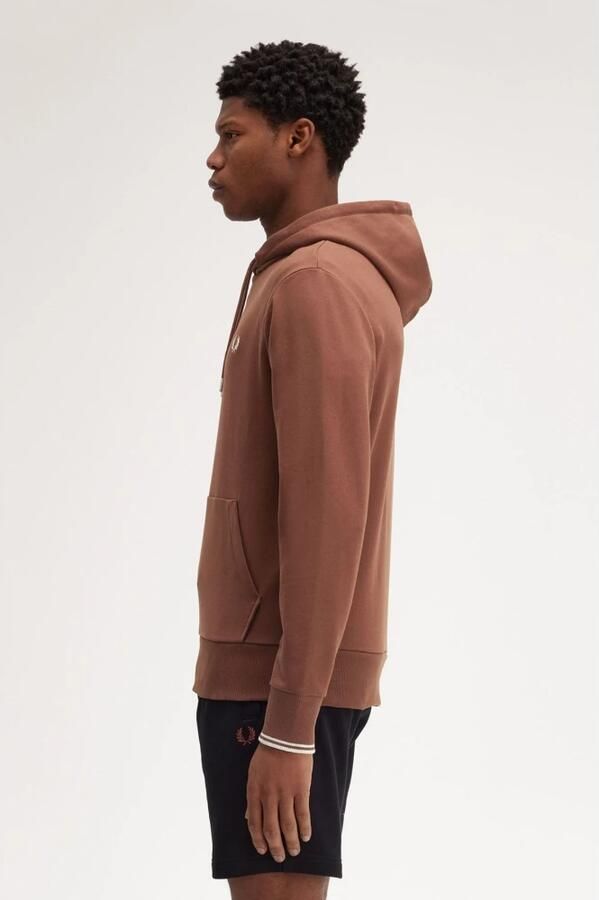 Fred Perry Bruine Hoodie Sweatshirt Brown Heren - Foto 2