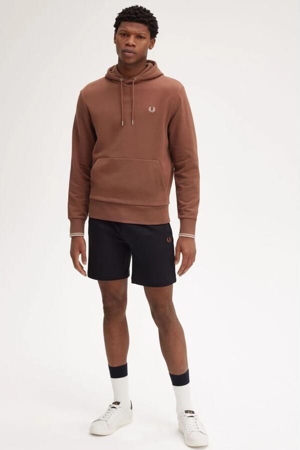 Fred Perry Bruine Hoodie Sweatshirt Brown Heren - Foto 3