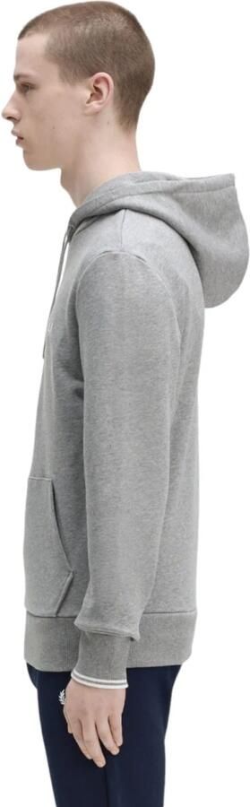Fred Perry Hoodie met gerimpelde achterkant en dubbele streepmanchetten Gray Heren - Foto 9