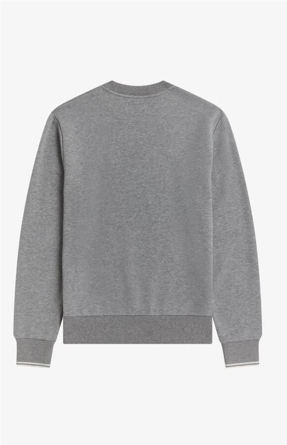 Fred Perry Klassieke Katoenen Sweatshirt Groen Heren - Foto 4