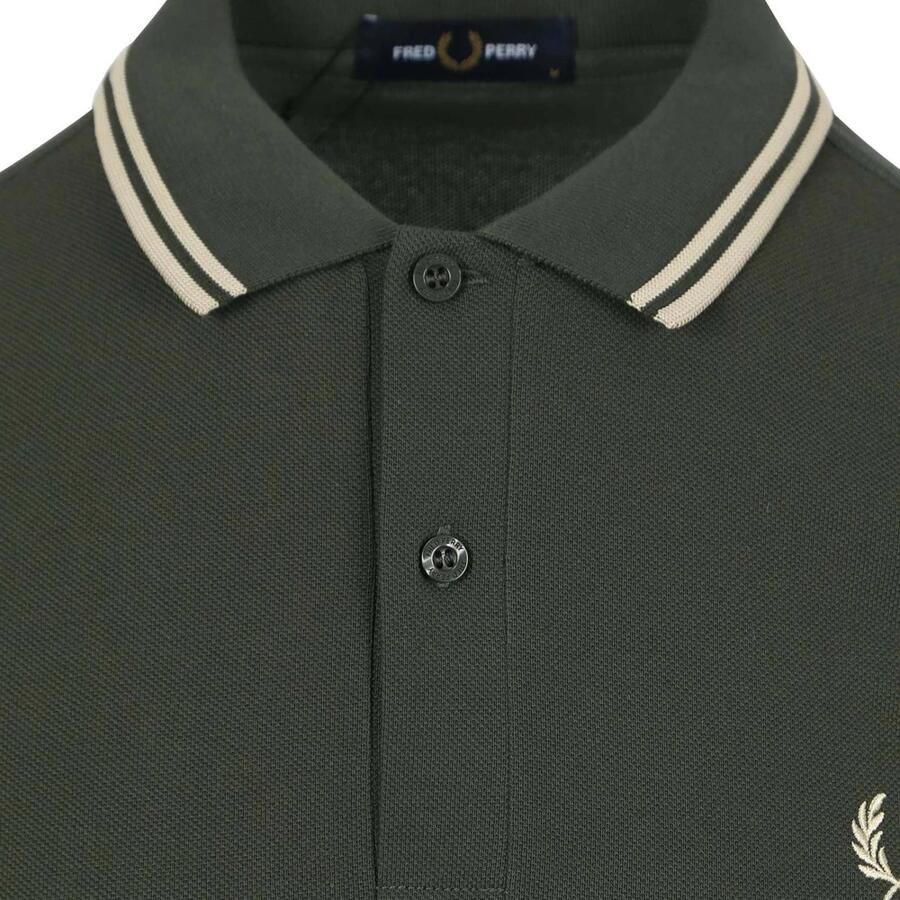 Fred Perry Heren Polo & T-shirts The Twin Tipped Shirt Green Heren