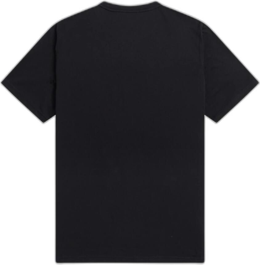 Fred Perry Authentiek klein geborduurd logo T-shirt Zwart Heren - Foto 2