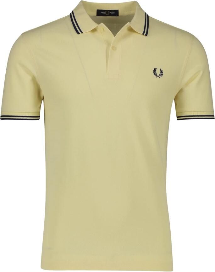 Fred Perry Gele Polo T-shirt met korte mouwen Yellow Heren
