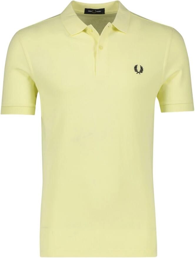 Fred Perry Gele poloshirt met korte mouw Yellow Heren