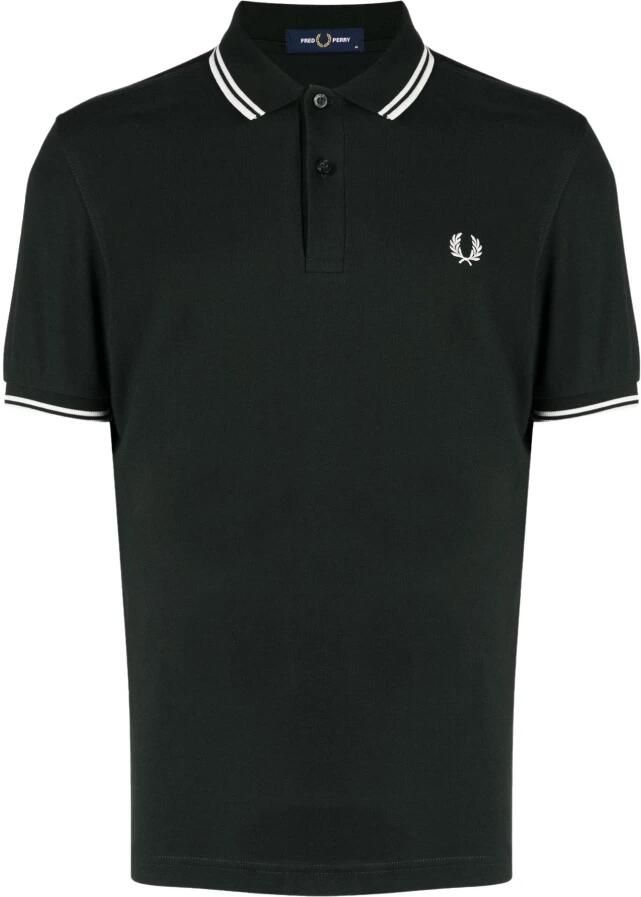 Fred Perry Klassieke katoenen polo met dubbele streep Blauw Heren - Foto 3