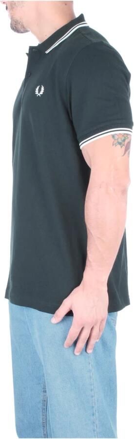 Fred Perry Klassieke katoenen polo met dubbele streep Blauw Heren - Foto 8