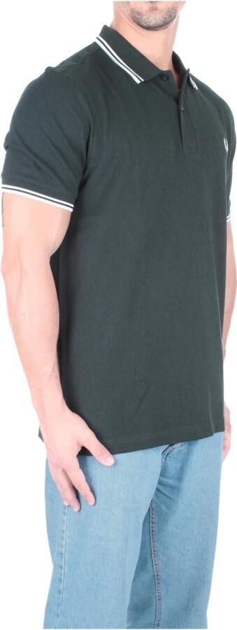 Fred Perry Klassieke katoenen polo met dubbele streep Blauw Heren - Foto 7