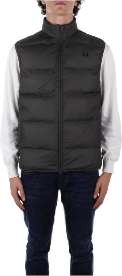 Fred Perry Groene Jassen met Voorlogo Green Heren - Foto 6