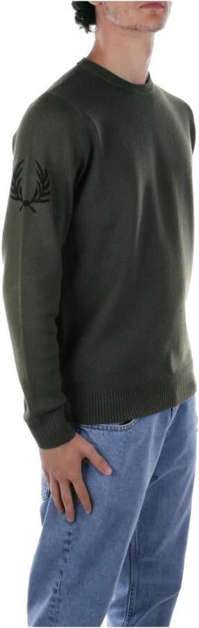 Fred Perry Groene Logotrui Green Heren - Foto 2