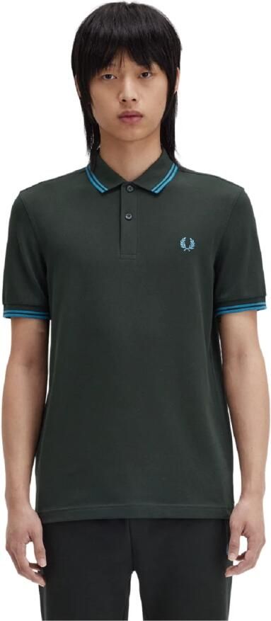Fred Perry Groene Polo Herfst Winter Collectie Green Heren - Foto 7