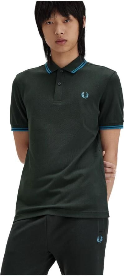 Fred Perry Groene Polo Herfst Winter Collectie Green Heren - Foto 6