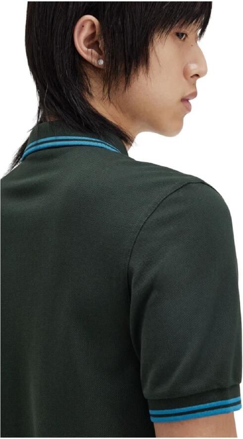 Fred Perry Groene Polo Herfst Winter Collectie Green Heren - Foto 5