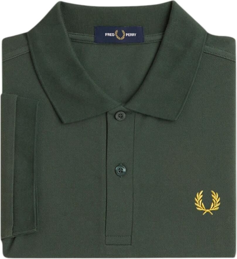 Fred Perry Groene T-shirts en Polos De Shirt Green Heren