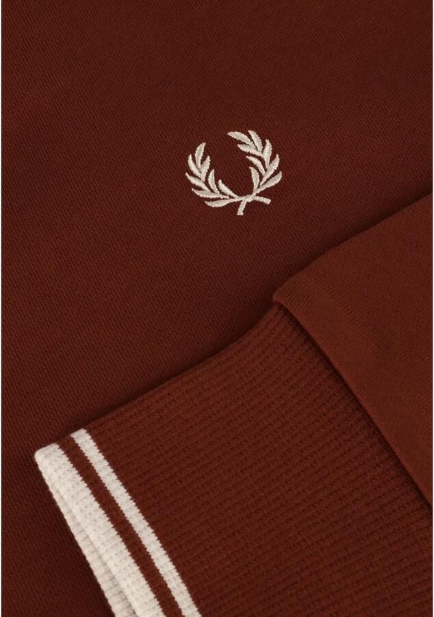 FRED PERRY Heren Truien & Vesten Crew Neck Sweatshirt Roest - Foto 2