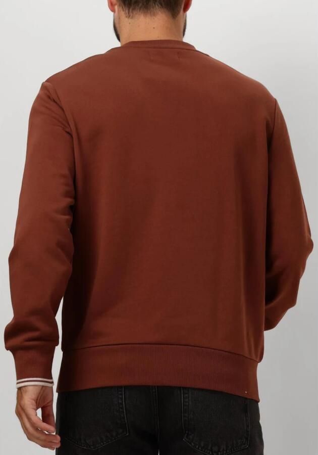 FRED PERRY Heren Truien & Vesten Crew Neck Sweatshirt Roest - Foto 3