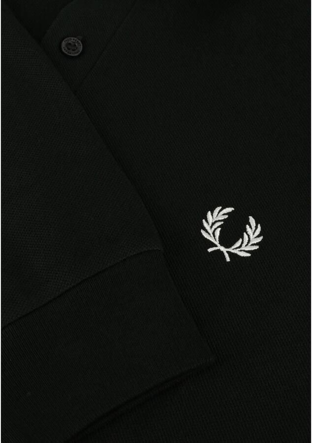 FRED PERRY Heren Polo's & T-shirts Long Sleeve Plain Shirt Olijf