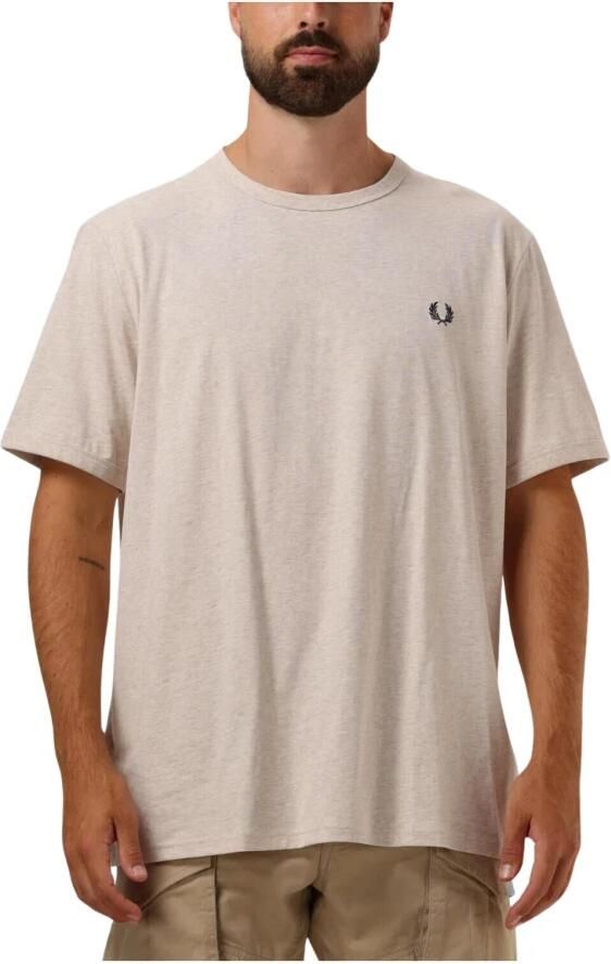FRED PERRY Heren Polo's & T-shirts Ringer T-shirt Beige - Foto 3