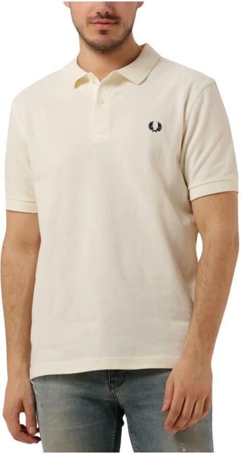 Fred Perry Heren Polo & T-shirts Effen Shirt Beige Heren - Foto 3