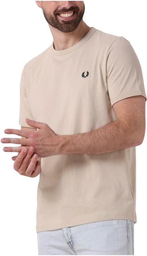 FRED PERRY Heren Polo's & T-shirts Ringer T-shirt Gebroken Wit - Foto 3