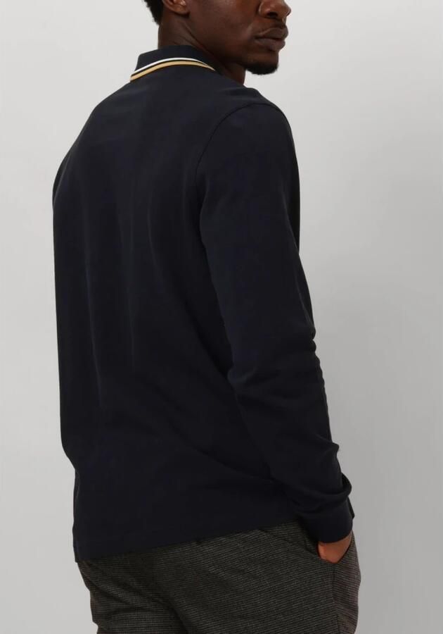 FRED PERRY Heren Polo's & T-shirts Twin Tipped Shirt Long Sleeve Blauw - Foto 2