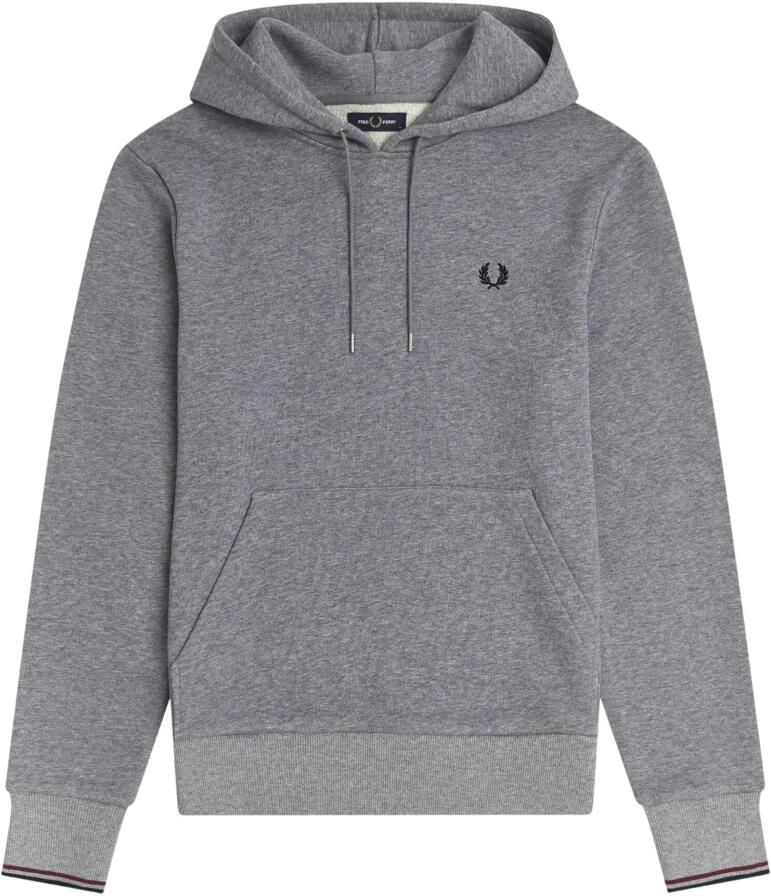 Fred Perry Hoodie met gerimpelde achterkant en dubbele streepmanchetten Gray Heren - Foto 10