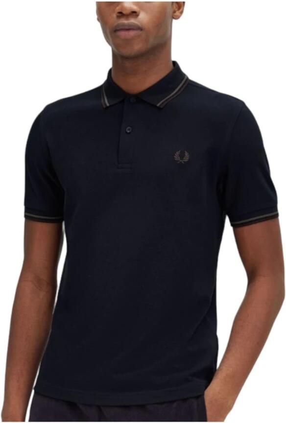 Fred Perry Iconisch Brits Poloshirt Blue Heren - Foto 3